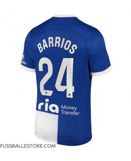 Günstige Atletico Madrid Pablo Barrios #24 Auswärtstrikot 2023-24 Kurzarm